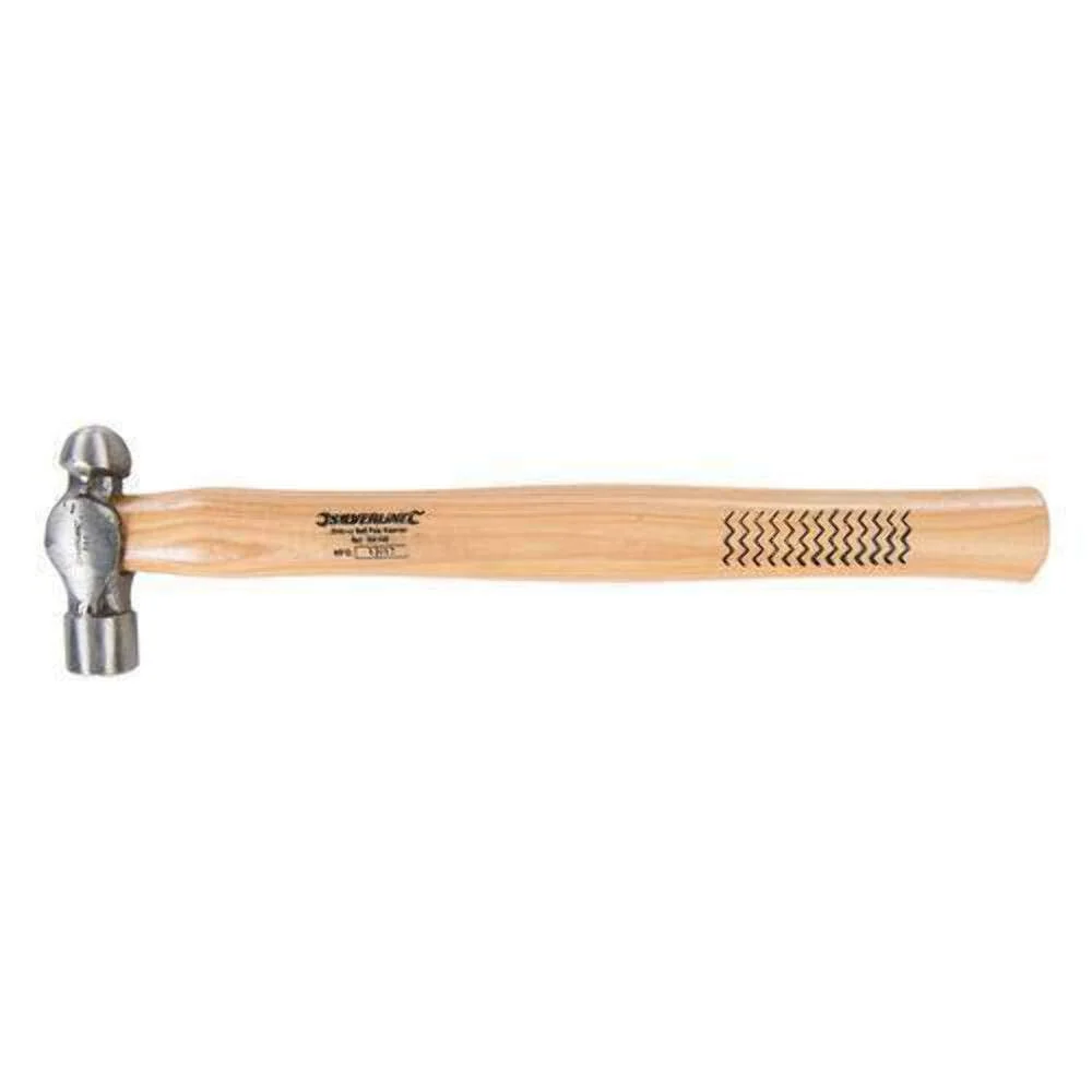 Молоток с круглым бойком Silverline HA24B Hickory 24 oz, фото №2 Молоток с круглым бойком Silverline HA24B Hickory 24 oz, фото №2