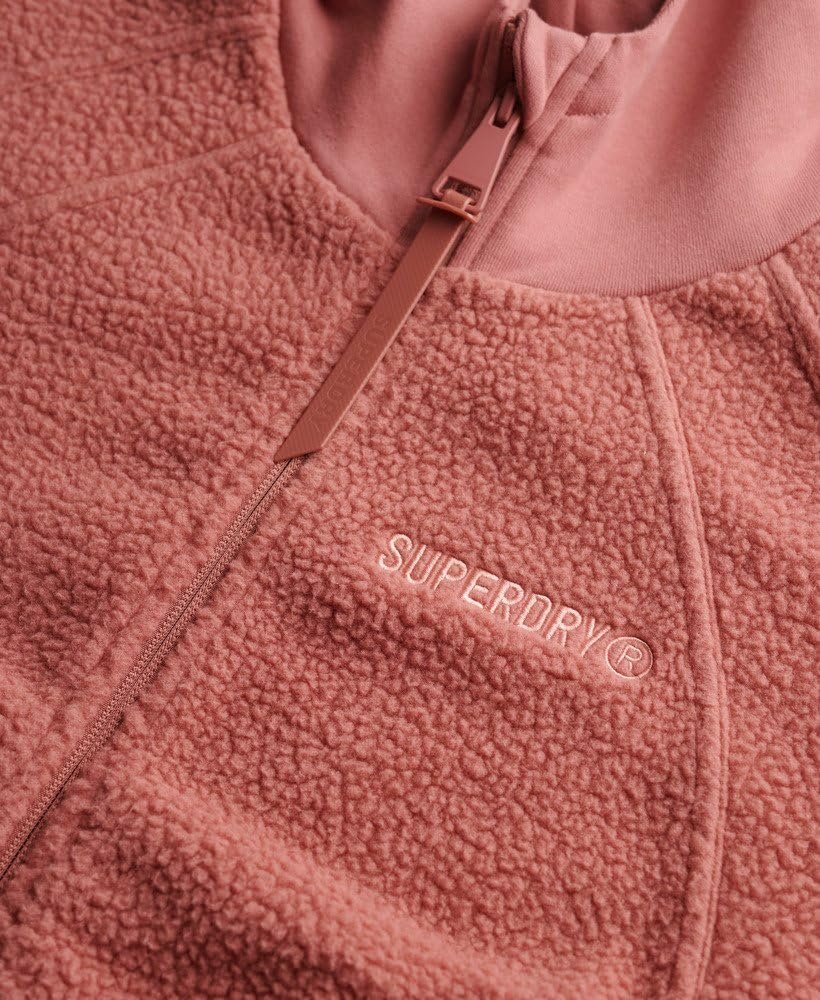 Женская куртка с капюшоном Superdry Active Tech Fleece на молнии, фото №5