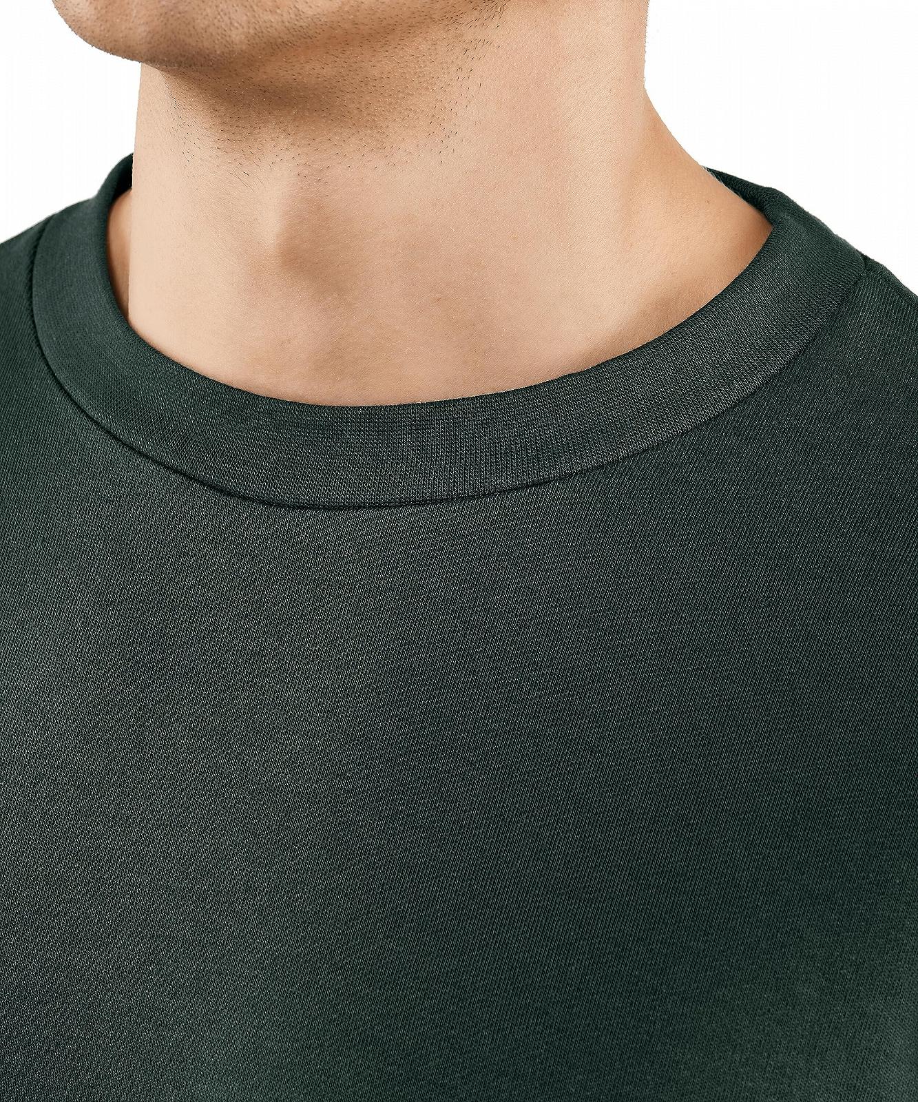 Футболка FALKE Мужская Basic Crew Neck Хлопок Мягкая Приятная для кожи Дышащий Хлопок, 1 шт, фото №4