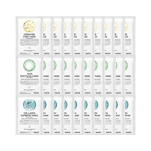 Тканинна маска #OOTD Зволожуюча Веганська Корейська Маска для обличчя Набір 30 шт - Фото 1