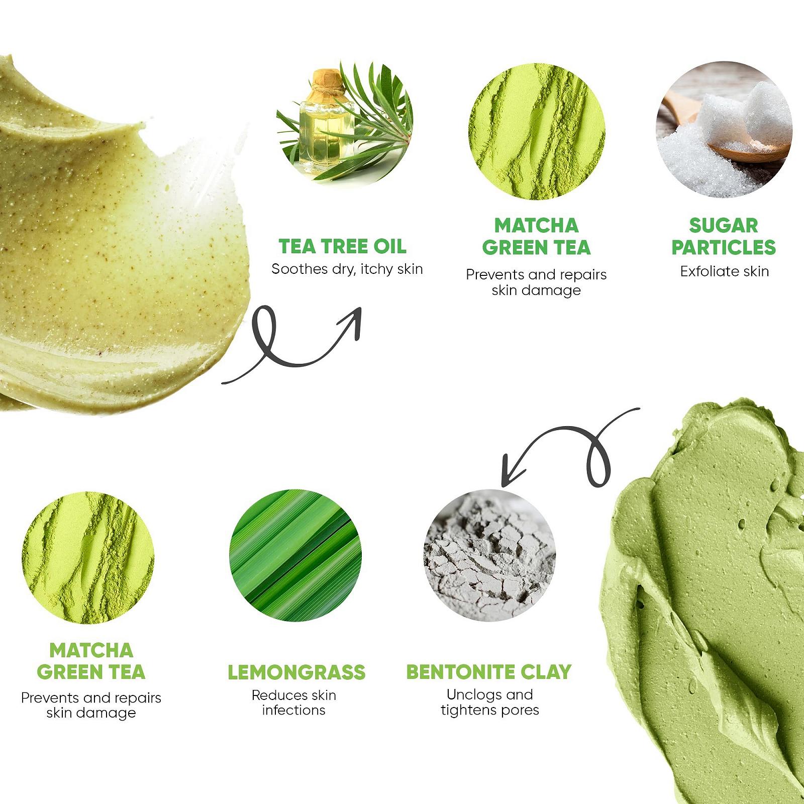 Маска для обличчя WOW TEA Detox Matcha Clay - Живильна, фото №5 Маска для обличчя WOW TEA Detox Matcha Clay - Живильна, фото №5