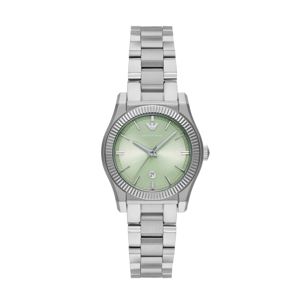Женские часы Emporio Armani Серебристый цвет, нержавеющая сталь, фото №2