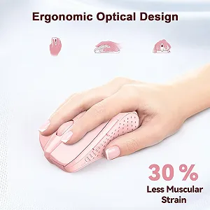 Мышь беспроводная TECKNET Pro 2.4G 4000 DPI 6 кнопок с нано-приемником synthetic.ua - Фото 1