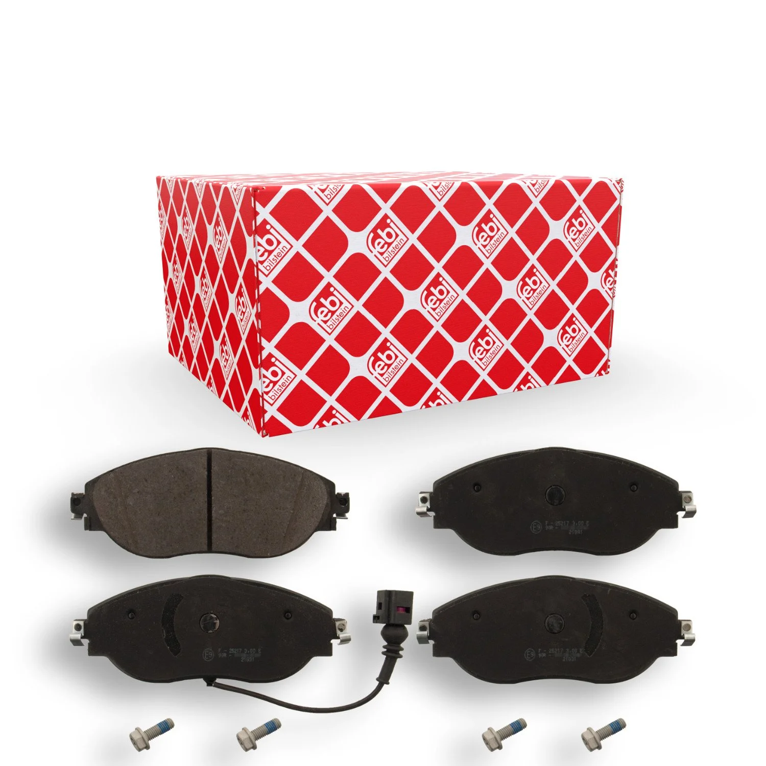 Комплект тормозных колодок, дисковый тормоз FEBI BILSTEIN 16868 для AUDI SEAT SKODA VW CUPRA, фото №1