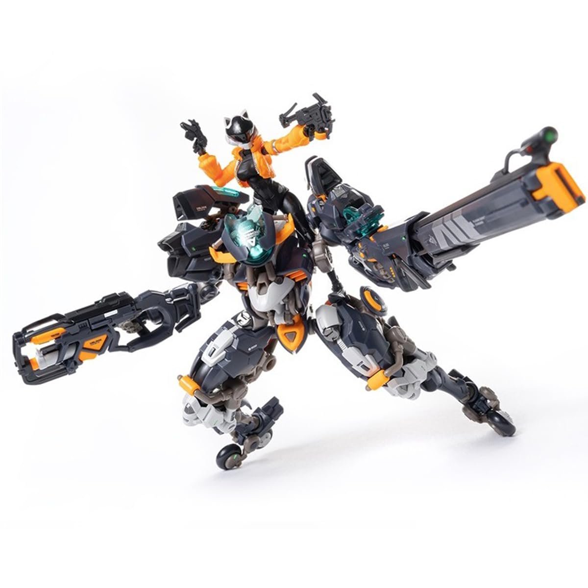 Фігурка HiPlay Earnestcore Craft A.T.K Girl RB-14 Dian Ji та No. 9 Mecha 14 см, фото №4