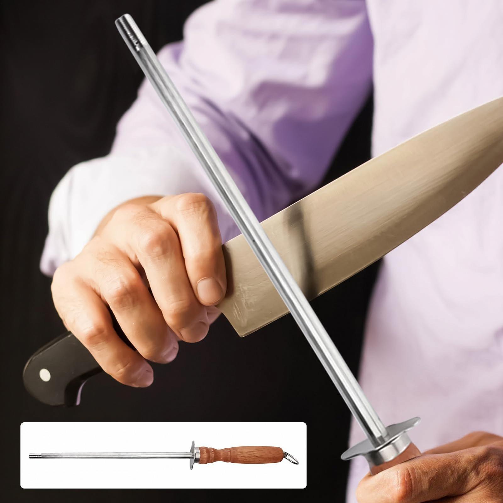 Мусат для ножей Honing Rod 30 см многофункциональный нержавеющая сталь, фото №3