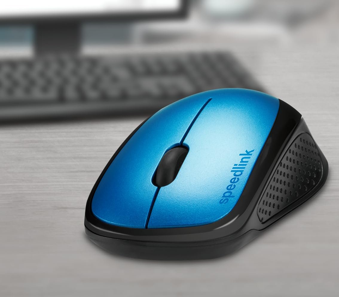 Мышь Speedlink Kappa Wireless, 3 кнопки, синяя, фото №3