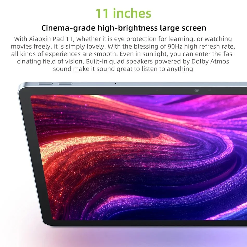Планшет Lenovo Xiaoxin Pad 11" 2025 6/128Gb 2.5К Dimensity 6300 Dolby Atmos WiFi, фото №5 Планшет Lenovo Xiaoxin Pad 11" 2025 6/128Gb 2.5К Dimensity 6300 Dolby Atmos WiFi, фото №5