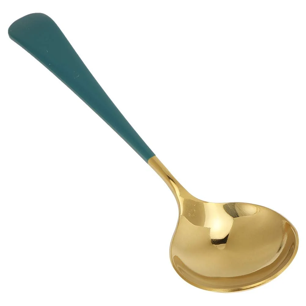 Ложки для кави, Набір з 5 чайних ложок з кольоровою ручкою, фото №9