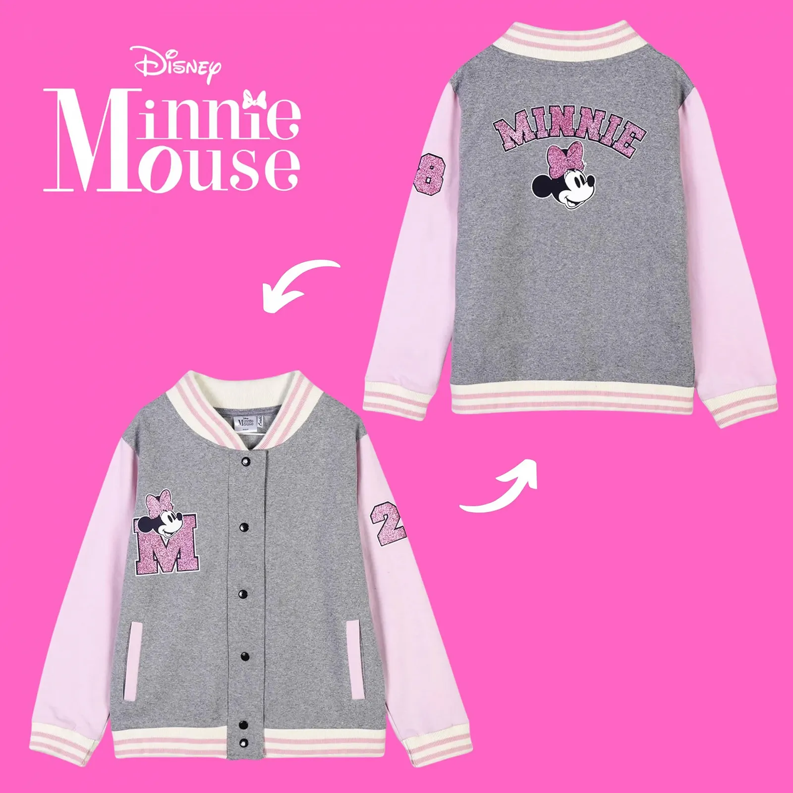 Свитшот Disney Minnie Mouse для девочек, фото №9 Свитшот Disney Minnie Mouse для девочек, фото №9