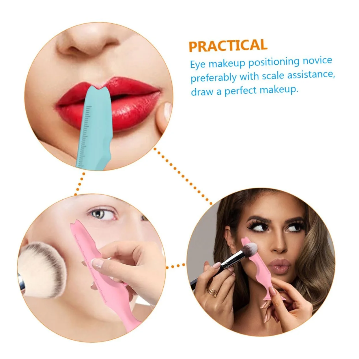 Інструменти для макіяжу FOMIYES Лінійка Силікон, фото №5