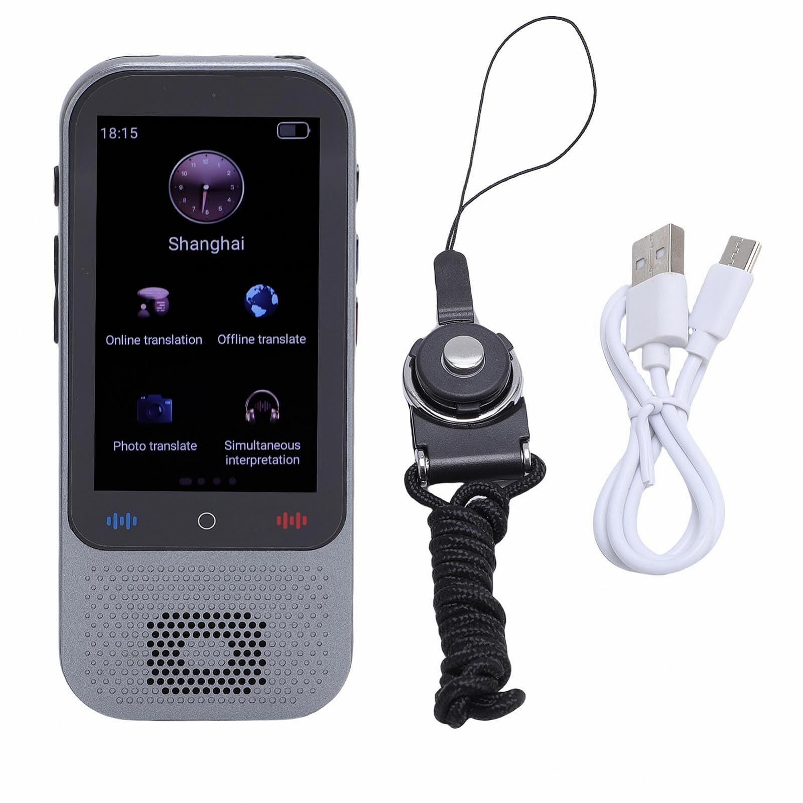 Голосовий перекладач AI, 138 мовами, 1 ГБ і 8 ГБ 3-дюймовий сенсорний екран, фото №7