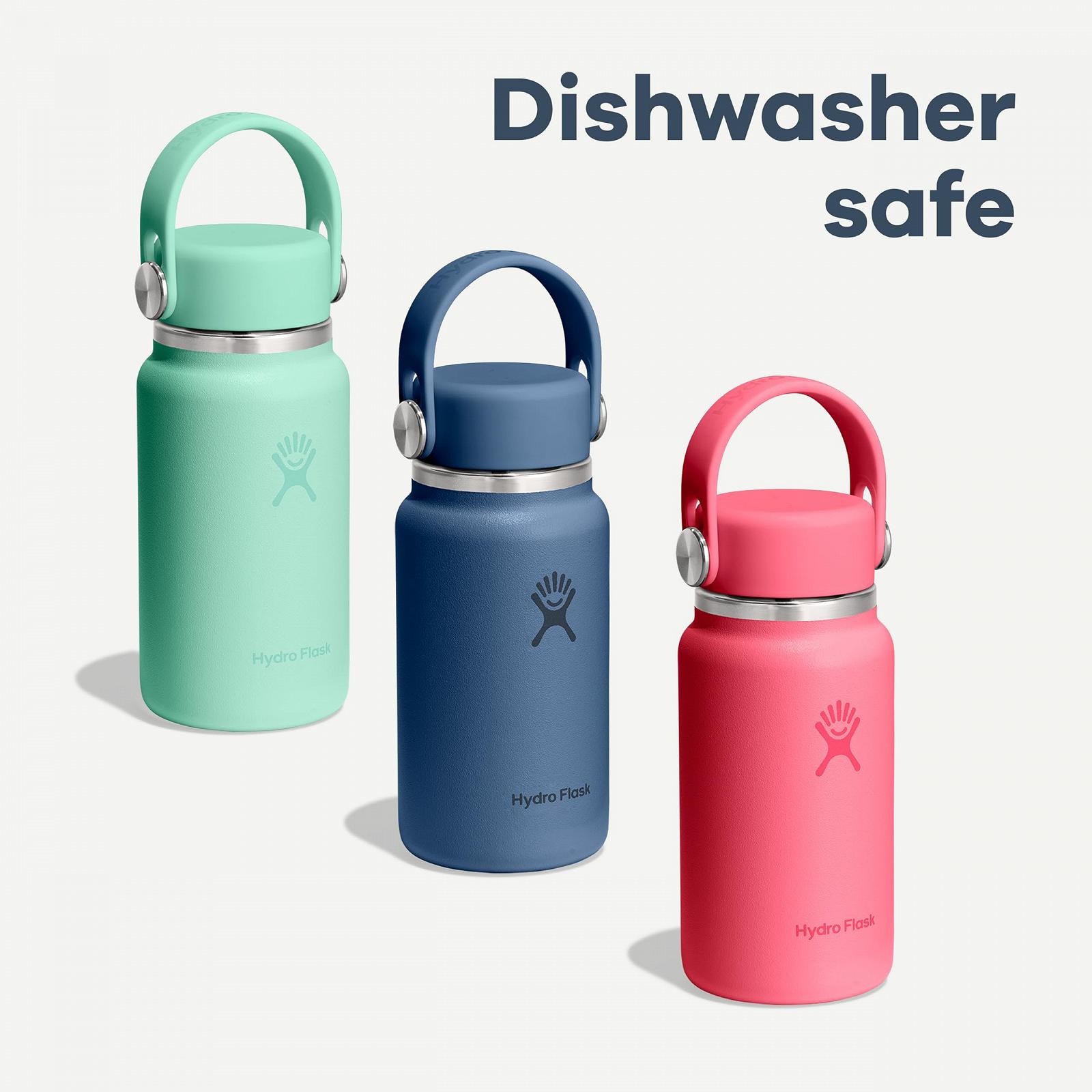 Міні-термопляшка Hydro Flask Micro Hydro 200 мл Герметична Нержавіюча сталь Black, фото №8 Міні-термопляшка Hydro Flask Micro Hydro 200 мл Герметична Нержавіюча сталь Black, фото №8