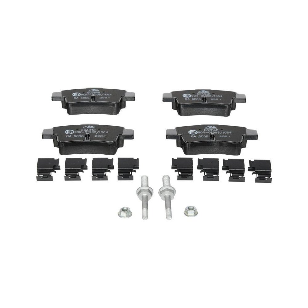 Комплект гальмівних колодок ATE 13.0460-3848.2 задня вісь для OPEL VAUXHALL, фото №1