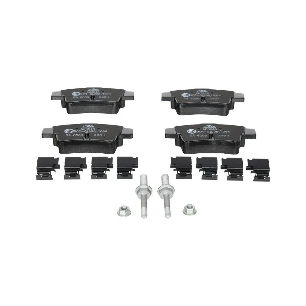 Комплект гальмівних колодок ATE 13.0460-3848.2 задня вісь для OPEL VAUXHALL, фото №1