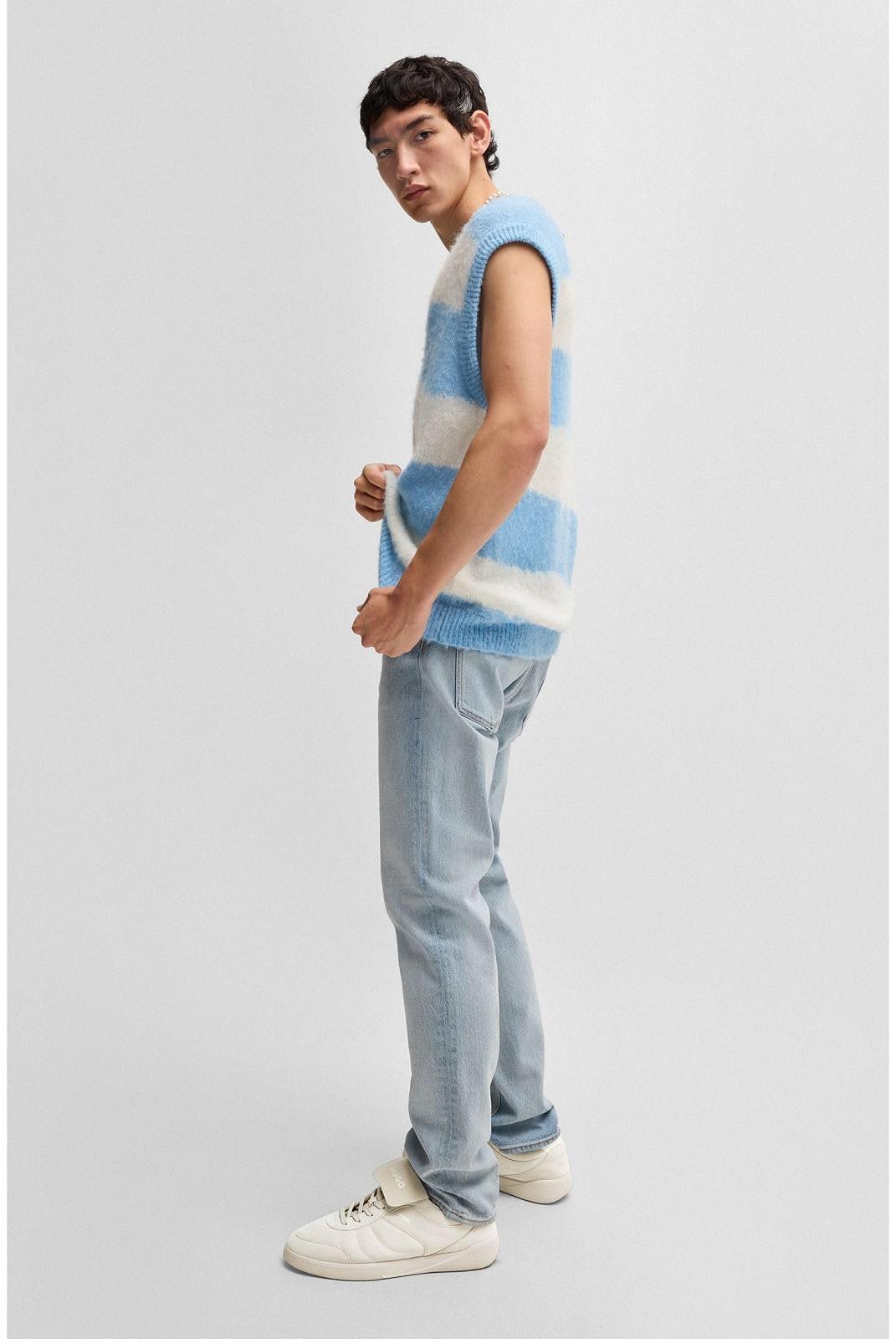 Кросівки HUGO Riven Tenn Чоловічі З Нубуку З Клапаном, фото №3