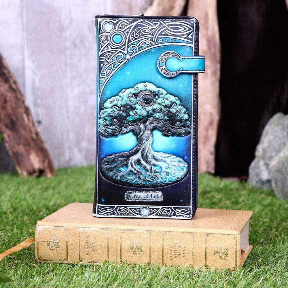 Кошелек Tree of Life Pagan Moon Embossed Nemesis Now B5174R0 Зеленый, 18.5 см, фото №7