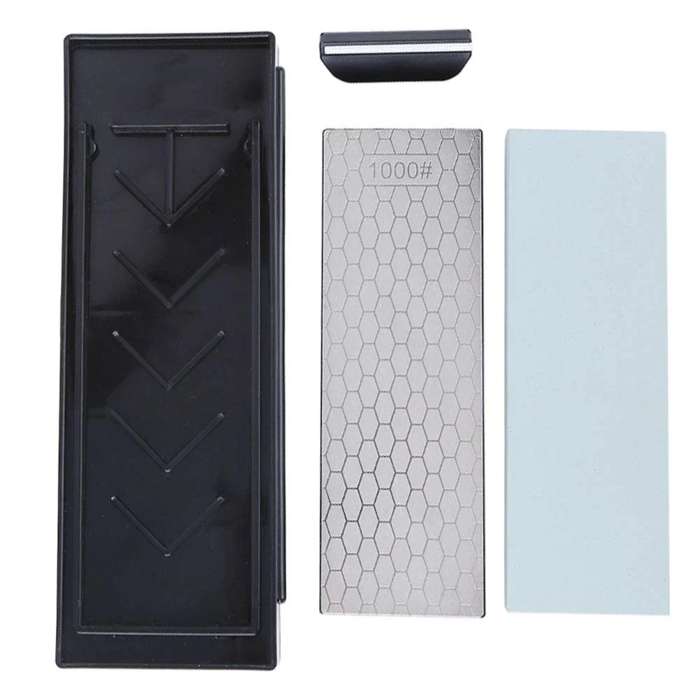 Точильний камінь набір високої твердості з підставкою-футляром, фото №1