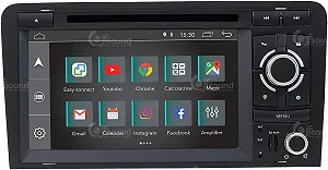 Автомагнітола 7" JfSound JF-0310I для Audi A3 (2003-2012) 2/16GB Android 9.0 DVD Black - Фото 1