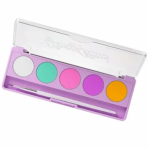 Палетка тіней для очей JSGHGDF 5 кольорів з пензлем - Фото 1