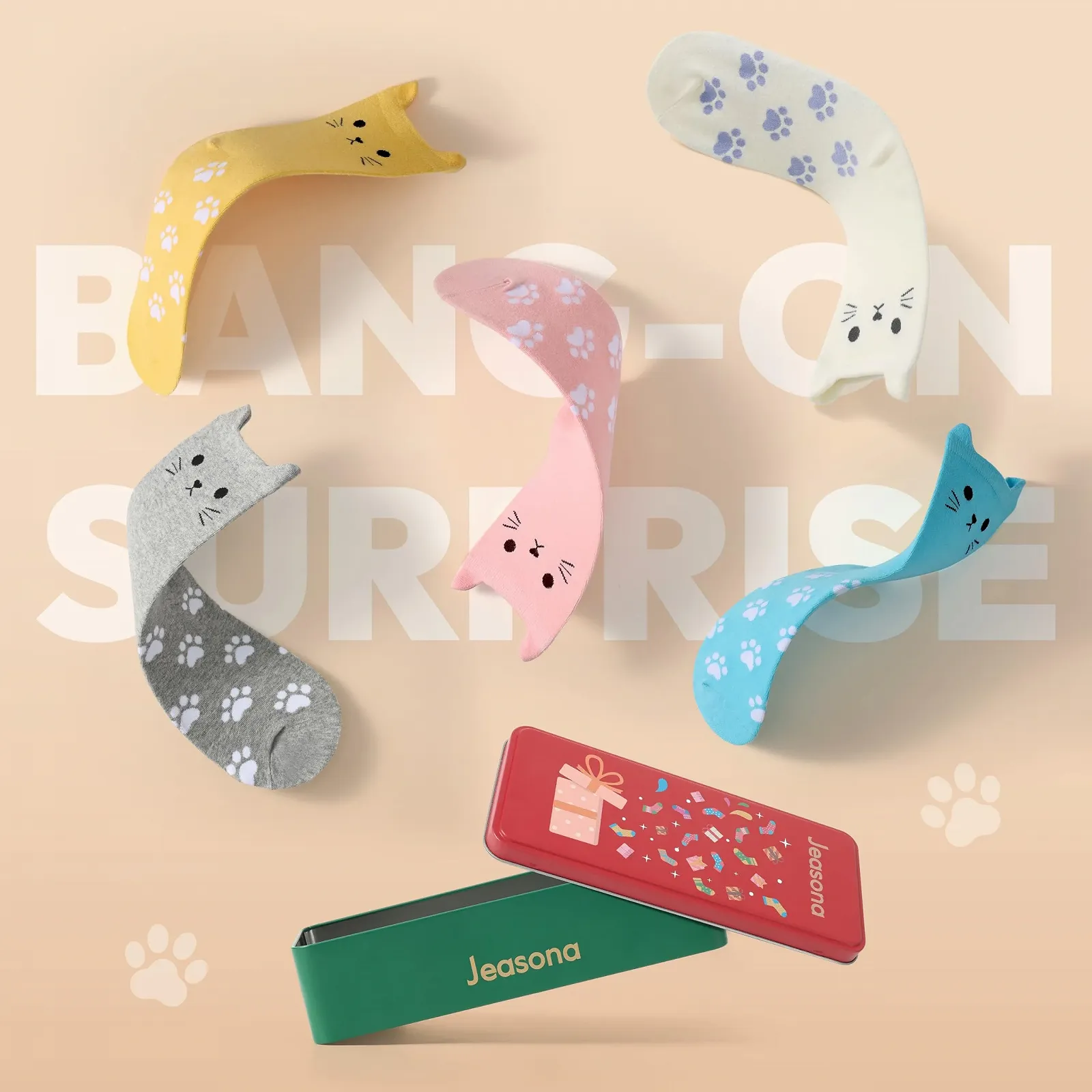 Шкарпетки Jeasona Жіночі 35-42 Кольорові, 35 - 38, фото №7