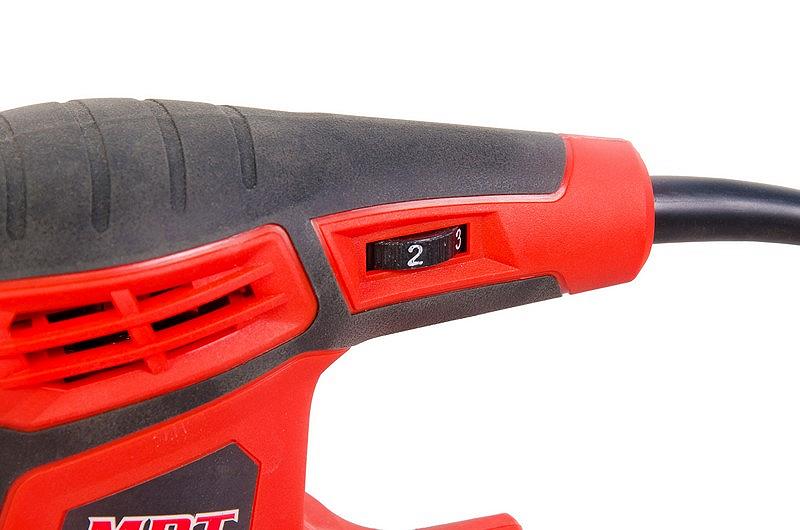 Шліфмашина орбітальна ексцентрикова MPT 320 Вт Ø125 мм 12000 об/хв додаткові щітки шліфувальне коло 1 шт MRS3203, фото №6