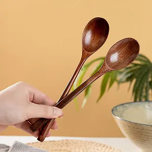 Набор деревянных вилок и ложек 6 шт synthetic.ua - Фото 1