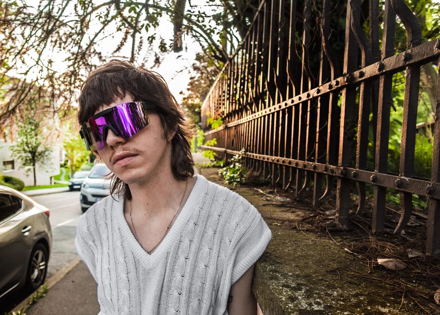 Унісекс Сонцезахисні окуляри CHPO Luca 60 Чорні, фото №3