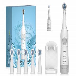 Звукова електрична зубна щітка CHAIN PEAK Акумуляторна 6 режимів 40000VPM - Фото 1