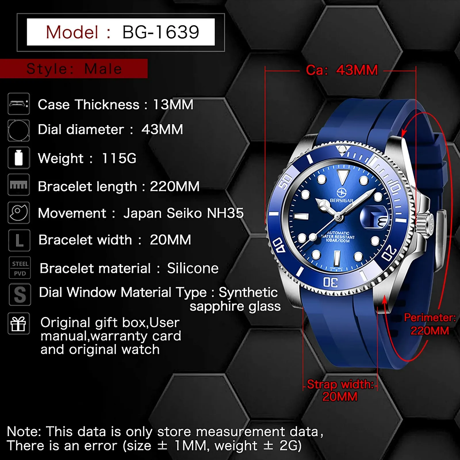 Механические Мужские Часы Автоматические Аналоговые 100 м Водонепроницаемые Мужские Дайвер Сапфировое Стекло Ремешок из Нержавеющей Стали Календарь Металлический Браслет, фото №4 Механические Мужские Часы Автоматические Аналоговые 100 м Водонепроницаемые Мужские Дайвер Сапфировое Стекло Ремешок из Нержавеющей Стали Календарь Металлический Браслет, фото №4