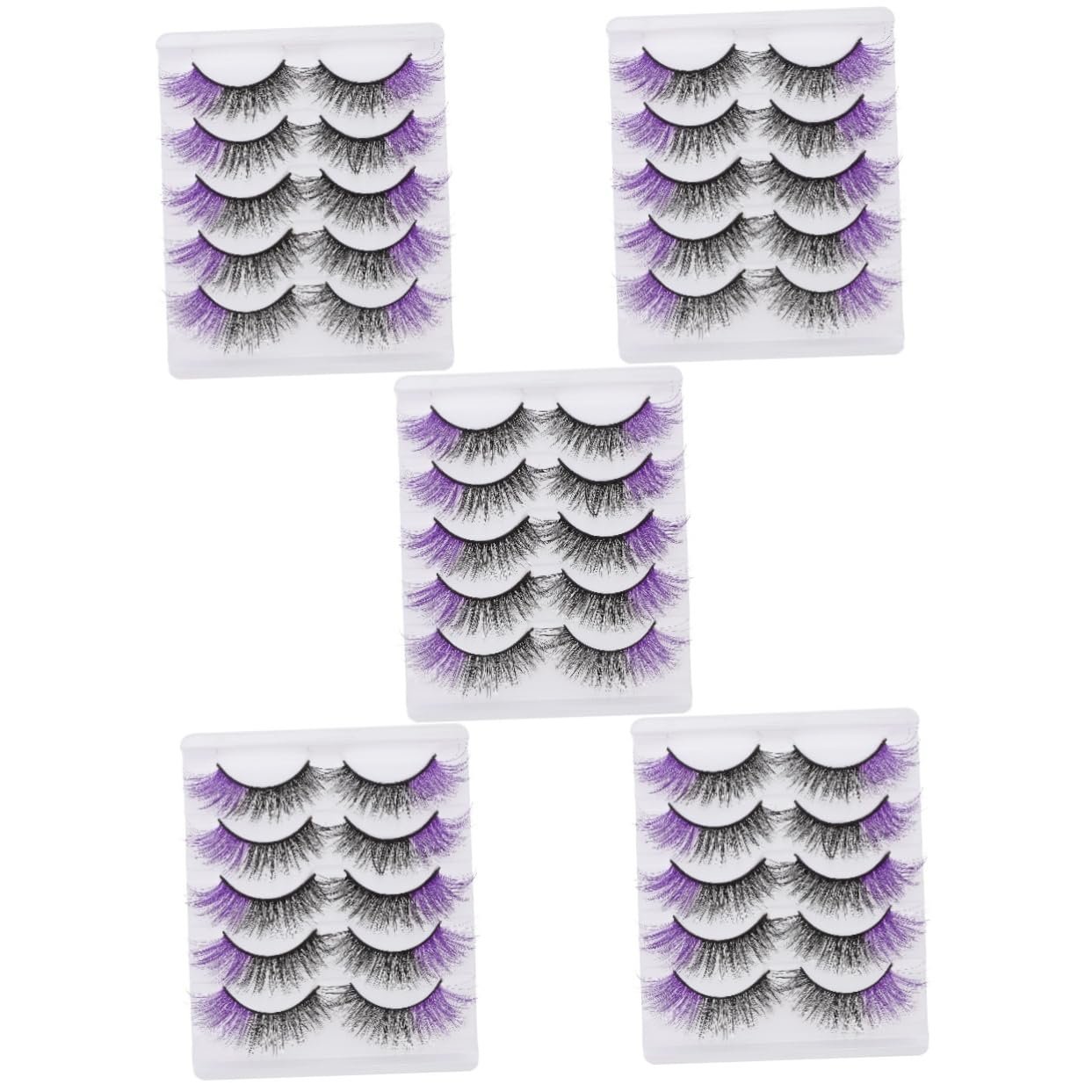 Штучні вії Angoily 25 Пурпурові, фото №1