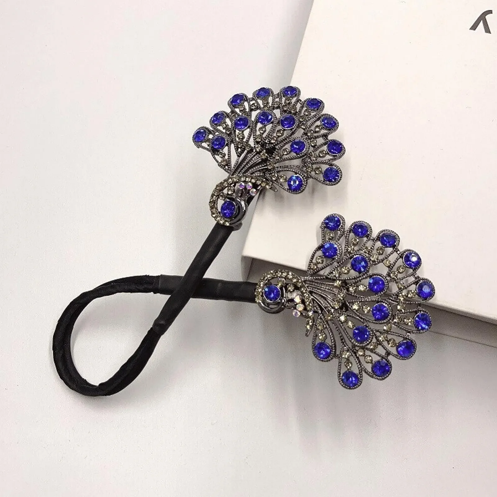 Краб для волосся Acunny PEAFOWL Павич зі стразами, фото №9 Краб для волосся Acunny PEAFOWL Павич зі стразами, фото №9