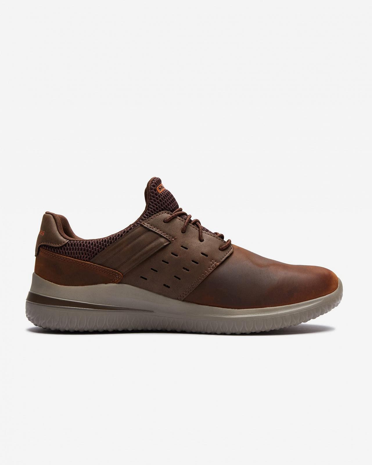 Кроссовки Skechers Delson 3.0 Ezra коричневый, фото №2