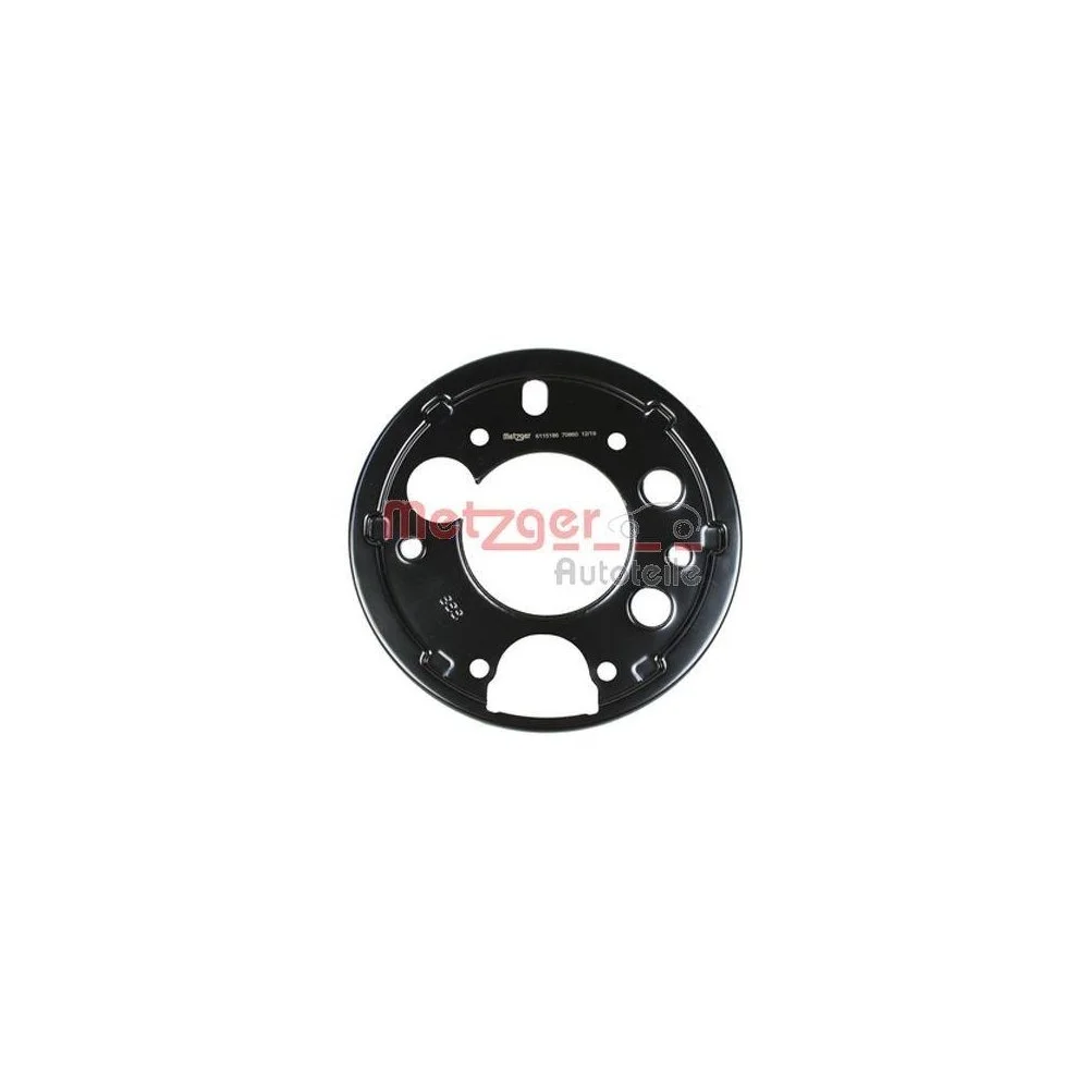 Щит гальмівного диска METZGER 6115186 для MERCEDES-BENZ задня вісь справа, фото №1