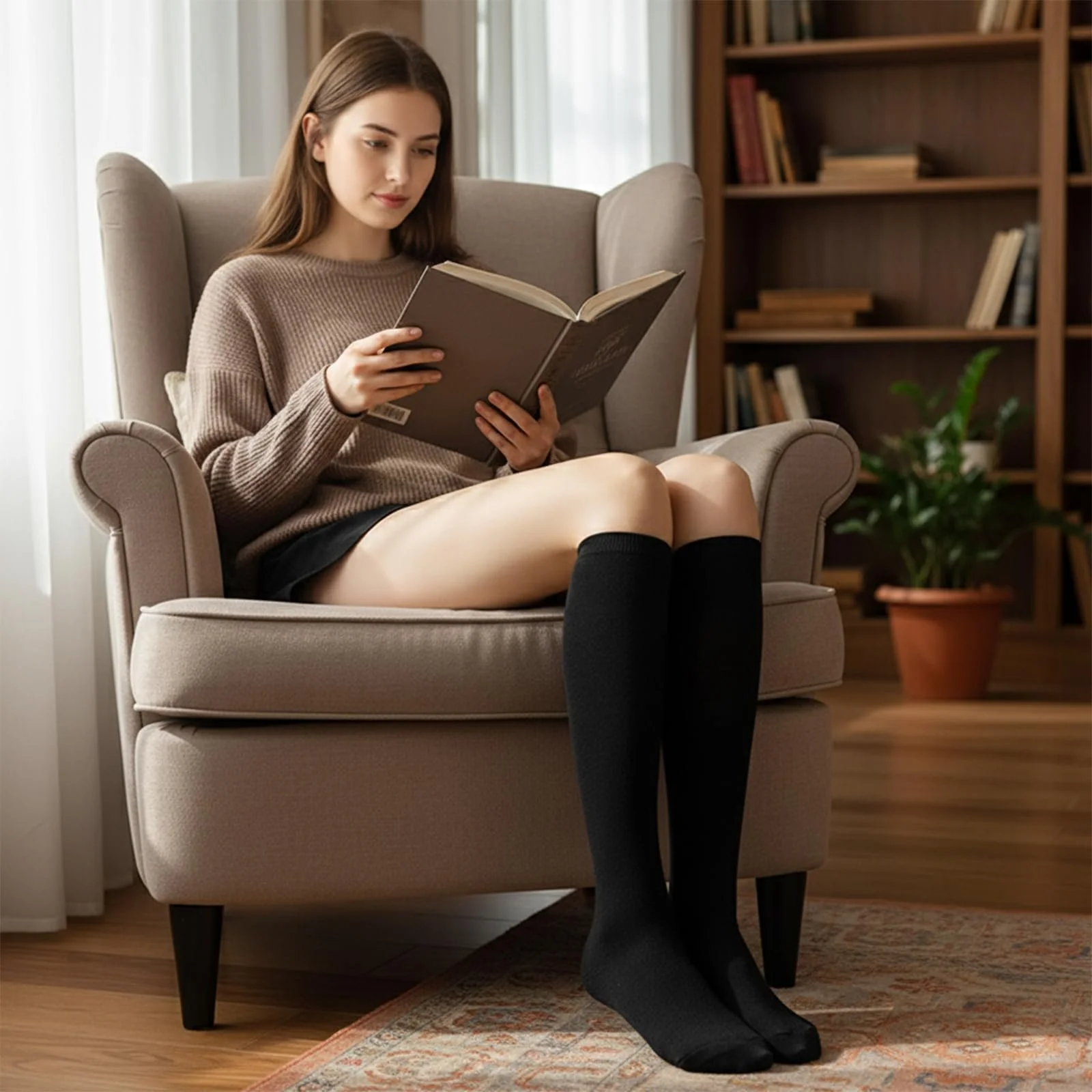 Жіночі гольфи 4 пари Довгі шкарпетки, фото №2