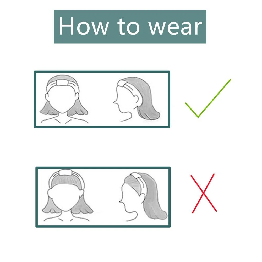 Пов'язка на голову Набір напульсників для вмивання обличчя, фото №5