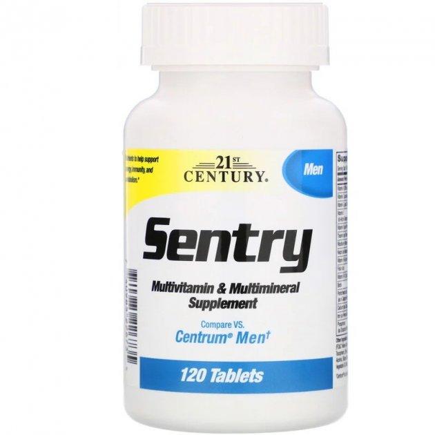 Витамины Sentry Multivitamin Multimineral Supplement Men 120 tablets, фото №1