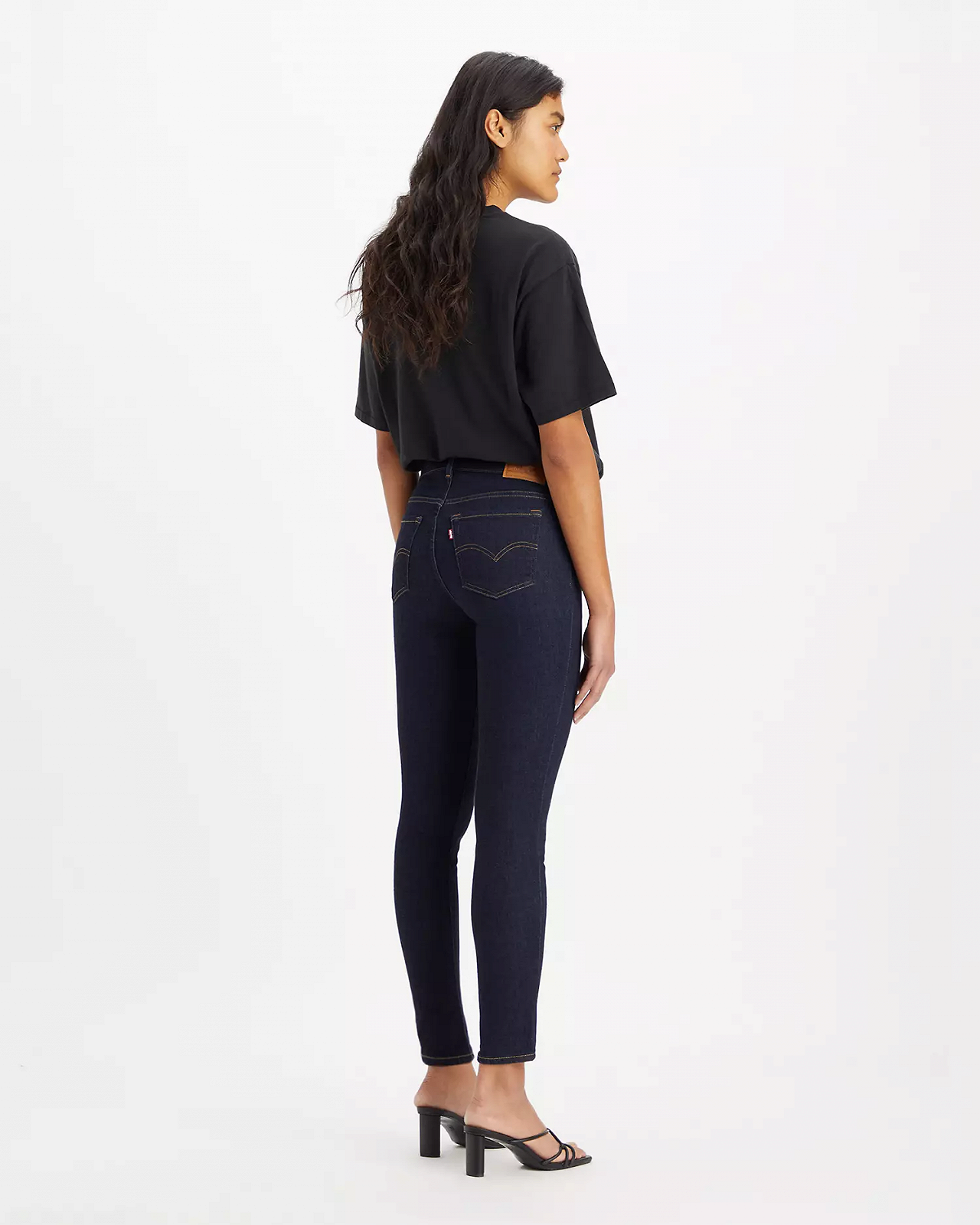 Женские джинсы Levis - 711 Double Button Blue Wave Rinse - 24, фото №3