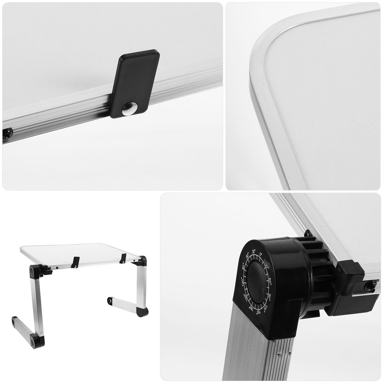 Підставка для ноутбука Регульована Складана для столу та дивана з покращеним охолодженням Сумісна з ноутбуками та планшетами Ергономічна, фото №3