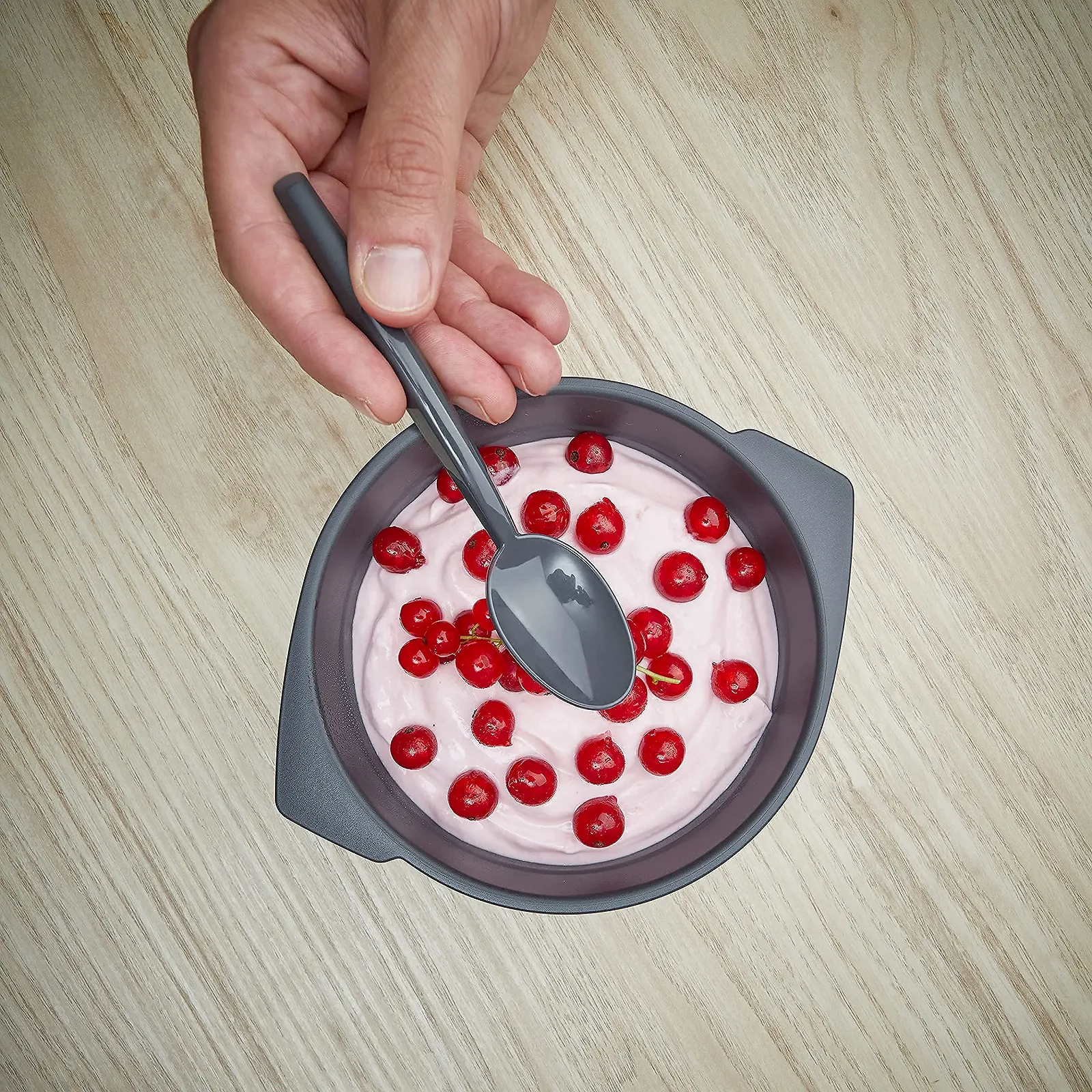 Ложка чайна Grizzly Plastic Set, 30 шт, багаторазові, антрацит, фото №4