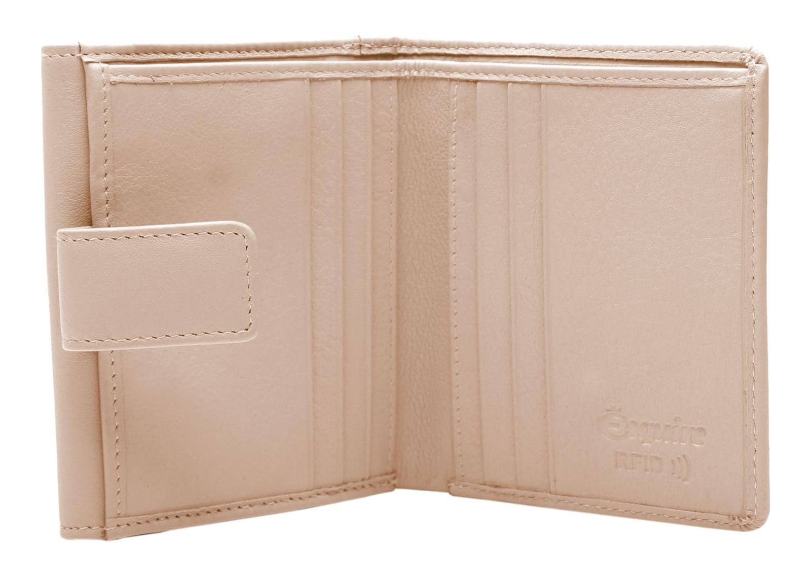 Кошелек Esquire Viktoria RFID 10 см, бежевый, Classic, фото №2