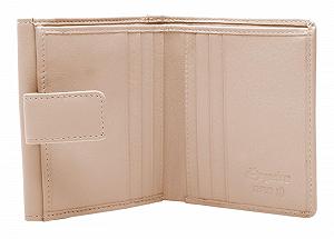 Кошелек Esquire Viktoria RFID 10 см, бежевый, Classic synthetic.ua - Фото 1