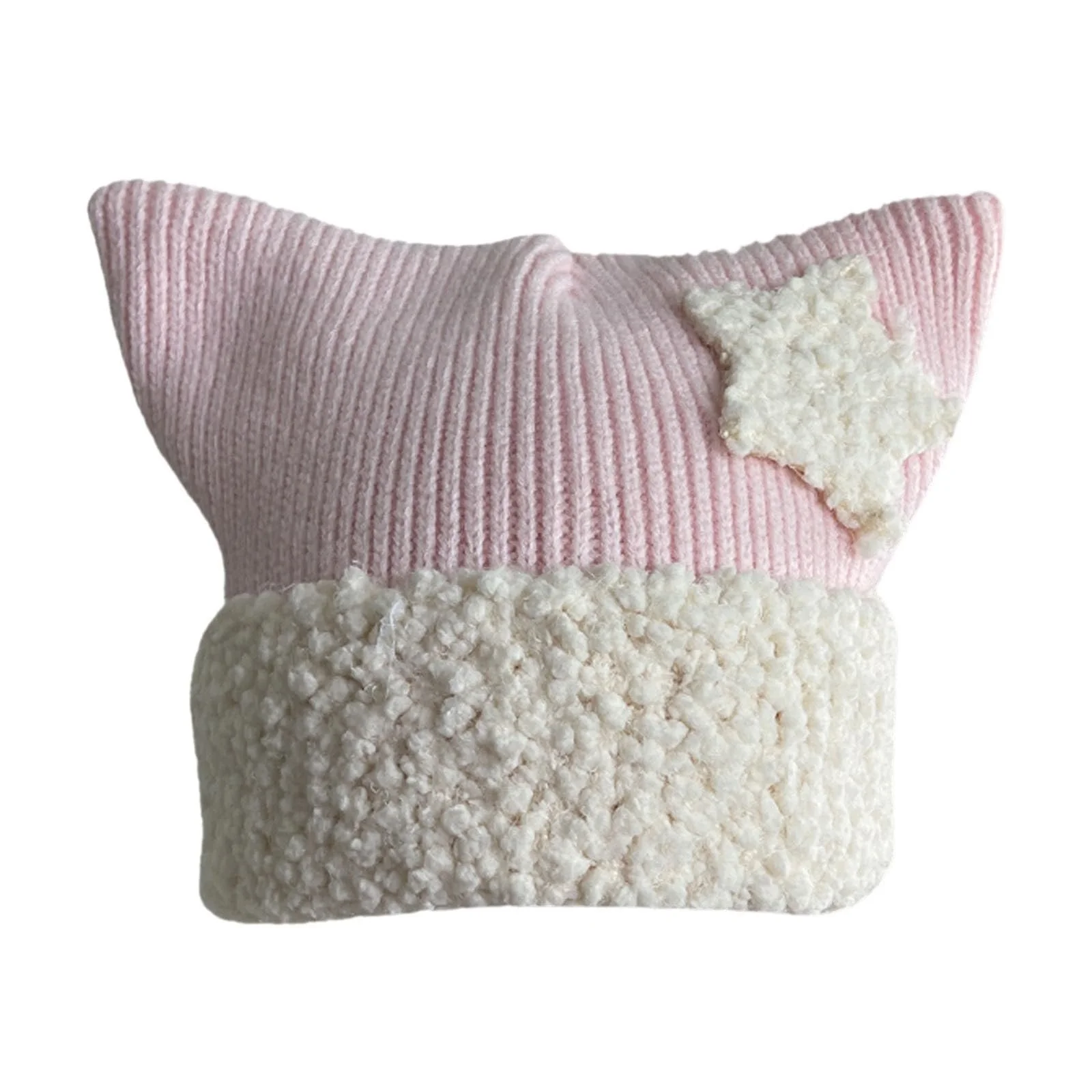 Шапка Yabi Wind Зірка Вушка котика Вовна, фото №1