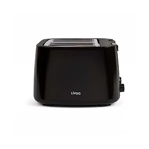 Тостер Livoo 4 слоти, поліпропілен (PP), чорний - Фото 1