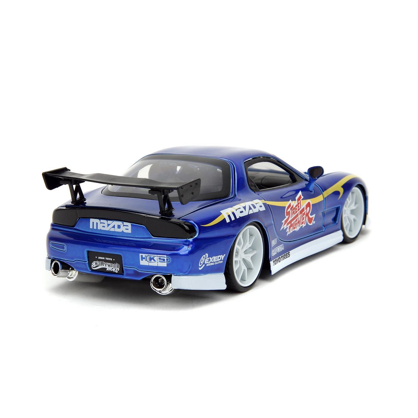Фігурка Jada Toys Street Fighter Chun-Li з моделлю автомобіля 1993 Mazda RX-7 - Набір фігурки (6 см) та іграшкового автомобіля (20 см), фото №8