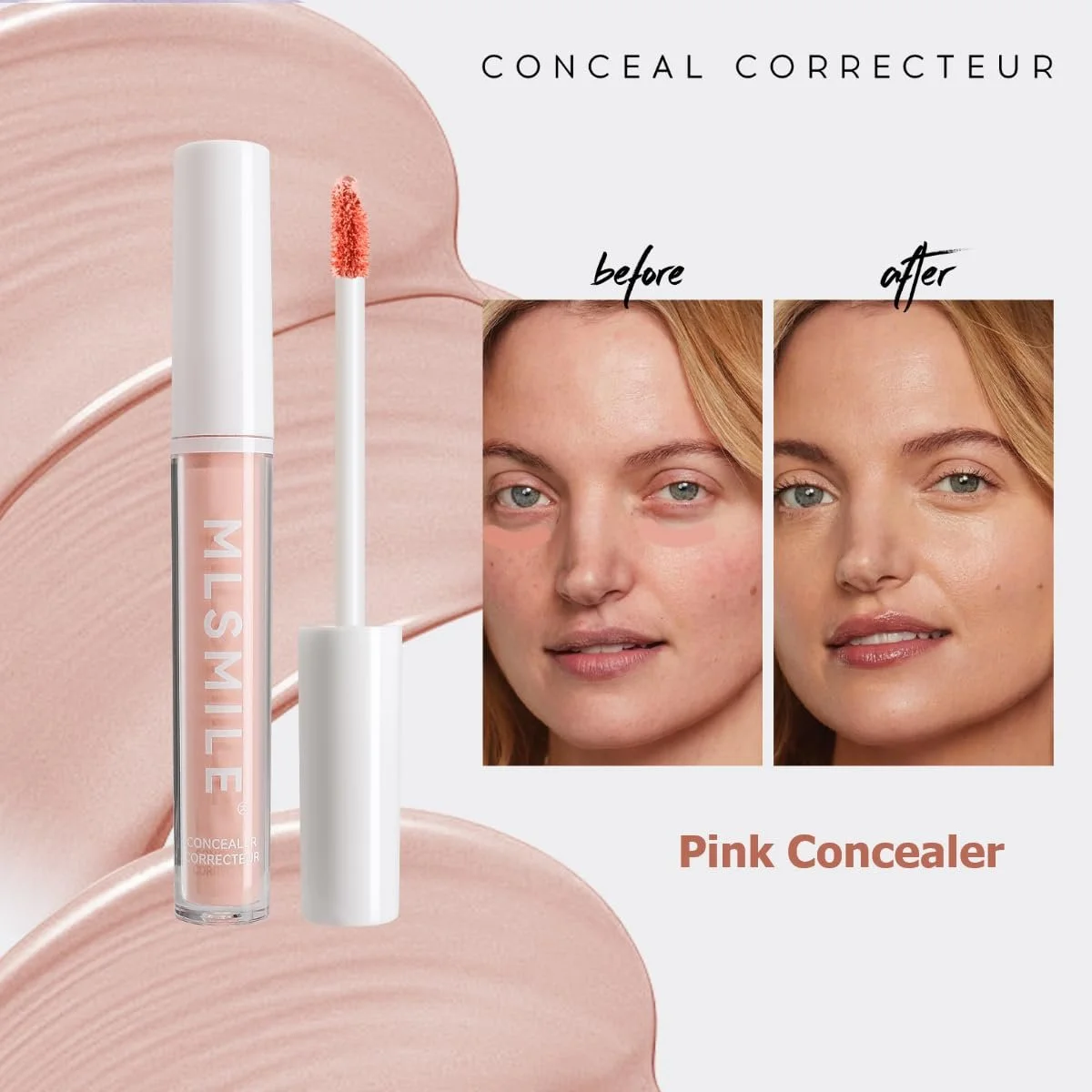 Коректор KARLOR Набір стіків 3 шт. Зелений Рожевий Фіолетовий Коректор для очей, фото №5