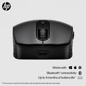 Мышка HP 690 Rechargeable Bluetooth Black (7M1D4AA) цена на synthetic.ua - Фото 1 Мышка HP 690 Rechargeable Bluetooth Black (7M1D4AA) synthetic.ua - Фото 1