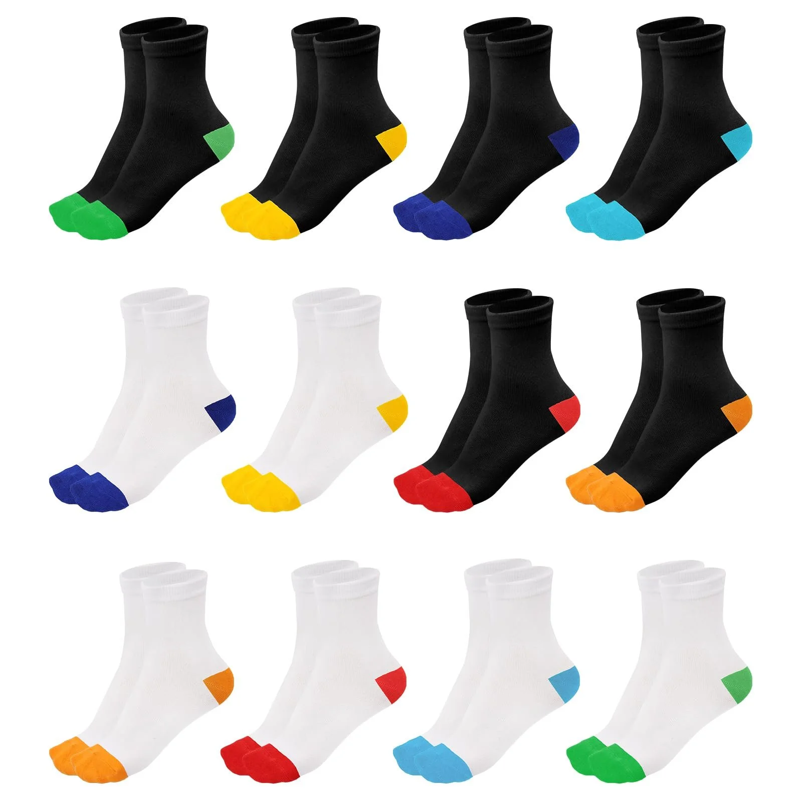 Шкарпетки Жіночі Бавовняні 12 пар, фото №1