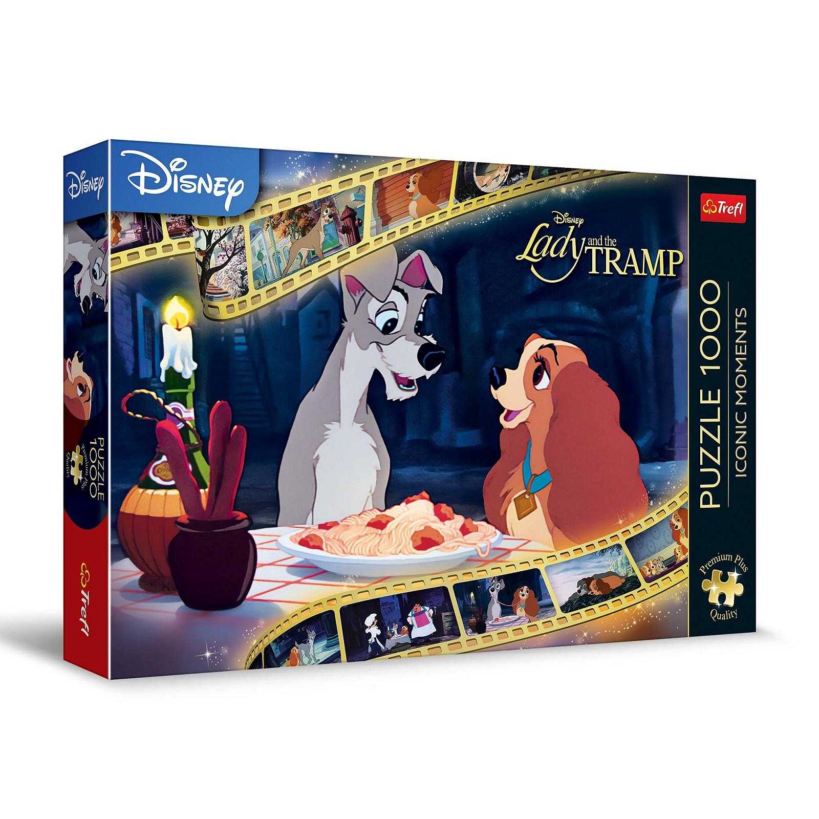 Пазл Trefl Premium Plus Quality Iconic Moments Susi and the Tramp 1000 элементов, фото №1