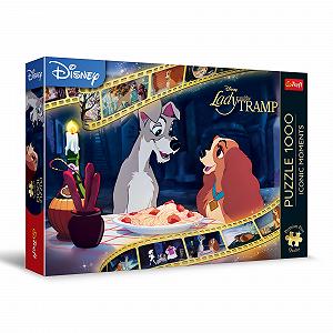 Пазл Trefl Premium Plus Quality Iconic Moments Susi and the Tramp 1000 элементов - Фото 1